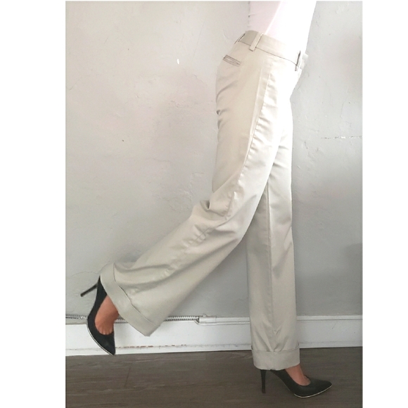 J-Crew Wide Leg Pants Size 2 Gray - Picture 3 of 8